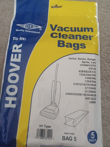 Hoover vacuum cleaner bags - 5, x
