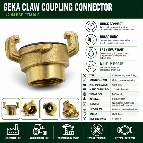 Geka hose coupling - geka, claw