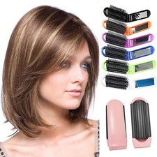 Folding Hair Brush With Mirror
