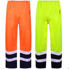 Mens Hi Viz Waterproof Rain