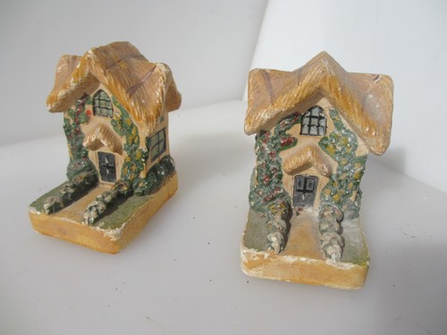 Vintage ceramic book ends - ceramic,