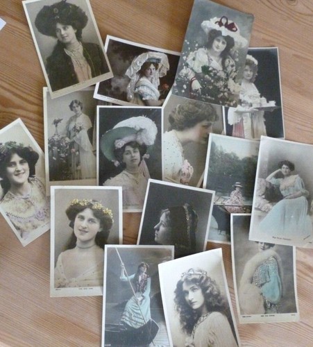 Vintage antique postcards of - antique,