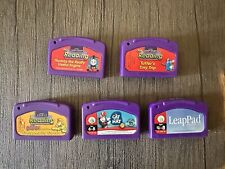 5 Leapfrog Leap Pad cartridges Cat In The Hat, Thomas, Scooby Doo, Tutters Trip