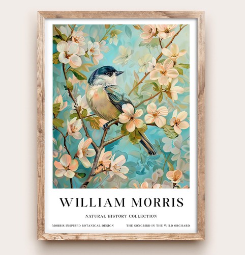 William morris bluebirds - william,