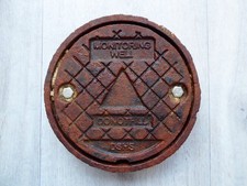 Vintage Round Cast Iron Drain