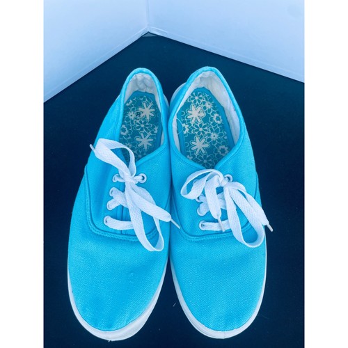 Blue canvas lace - blue,