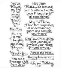 Clear Stamps Christian Verses
