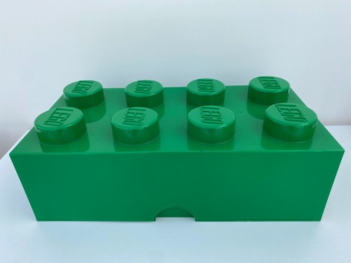 Lego green storage container - green,