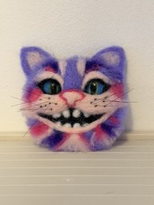 Needle felt cheshire - felt, cat