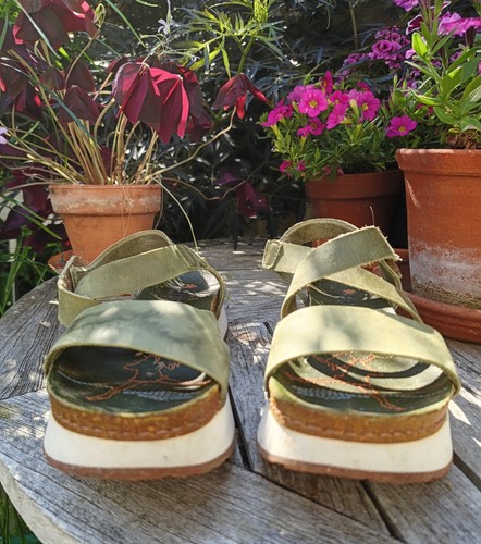 Art women green leather - art, women’s