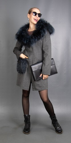 18438 new glamorous wool coat - 18438,
