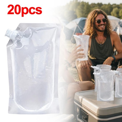 Stand 500ml clear bag - stand, up