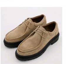 BRAND NEW SKOVDE BEIGE  SUEDE