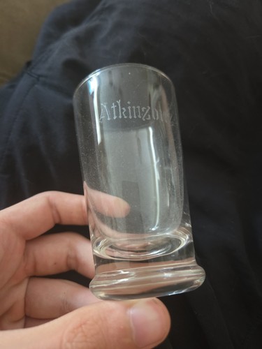 Atkinsons brewery beer glass - atkinsons,