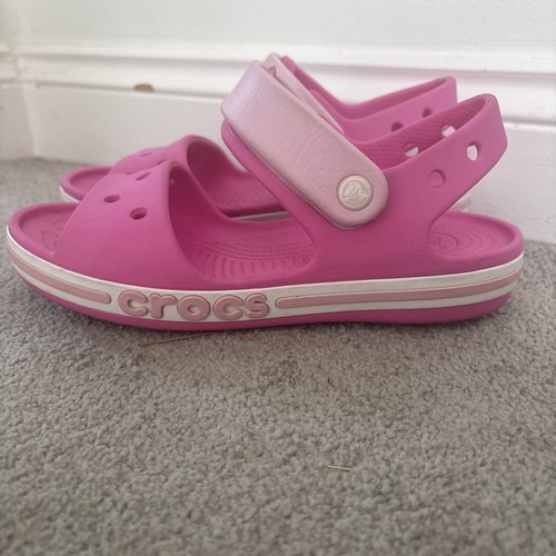 Girls bayaband pink crocs - girls,
