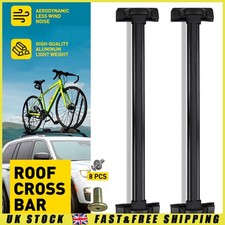 Black Full Length Luggage Roof Cross Bars Kit Fits For Honda Crv Cr-V Mk5 07-11