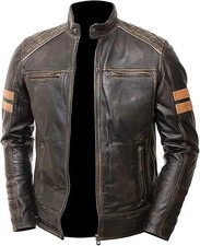 Brown Distressed Leather