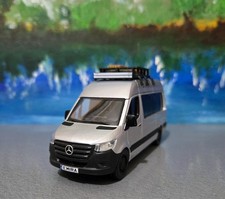 Mercedes Sprinter Weekender 1:36 Camper van toy Model Personalised Name Silver