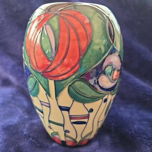 Moorcroft vase tribute to - vase,, 'tribute