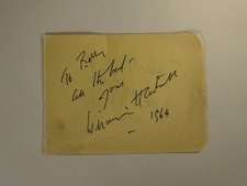 WILLIAM HARTNELL signed album