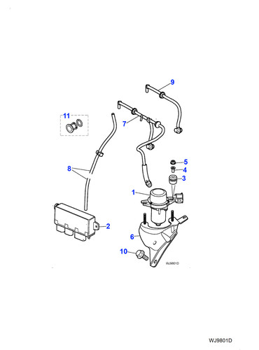 Jaguar genuine air pump - genuine,