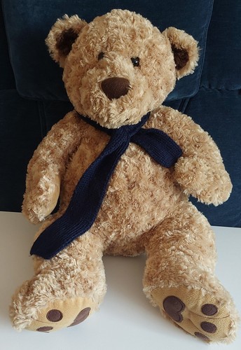 Bhs beige teddy bear - beige, blue