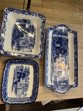 GEORGE JONES & SONS ABBEY 1790 shredded wheat dish