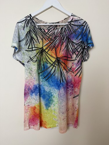 Casamia rainbow mesh top - casamia,