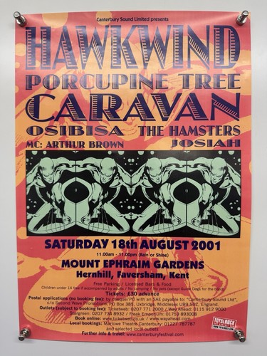 Hawkwind poster porcupine - porcupine, tree