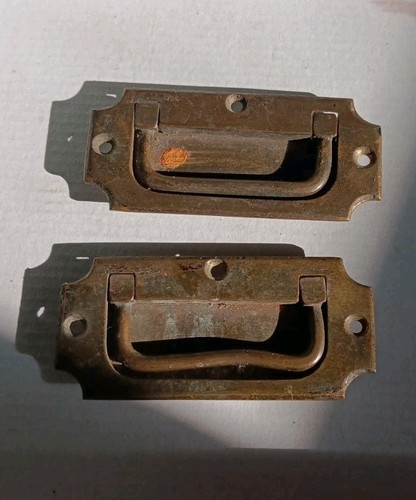 Pair antique recessed - antique,
