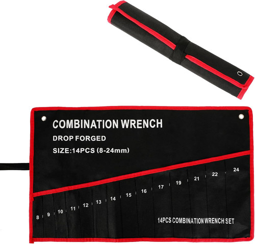 Wrench roll pouch - up, pocket