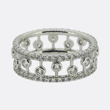 De Beers Diamond Dewdrop Ring