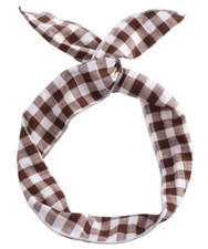 New Vintage Rockabilly Wired Headband Retro Scarf Wire Hair Band Bunny Ears Boho