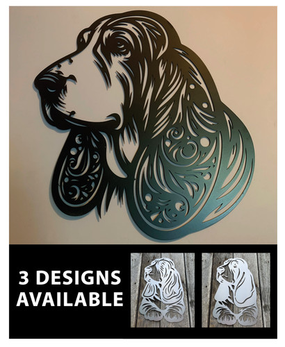 Basset hound dog - dog, art