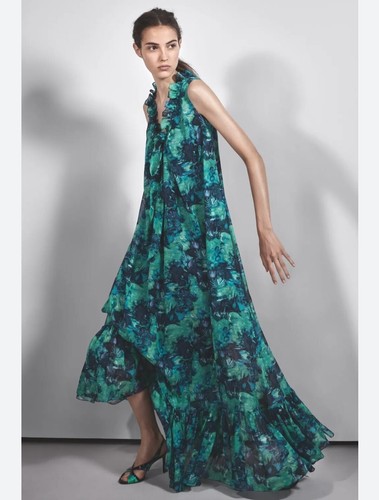 Lanvin silk long dress - lanvin, uk