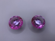 13 X Small pink crystal effect knobs, handles -  girls bedroom - NEW *Last stock
