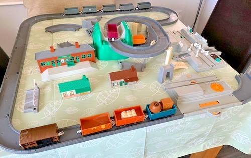 Tomy trains play set - set, with