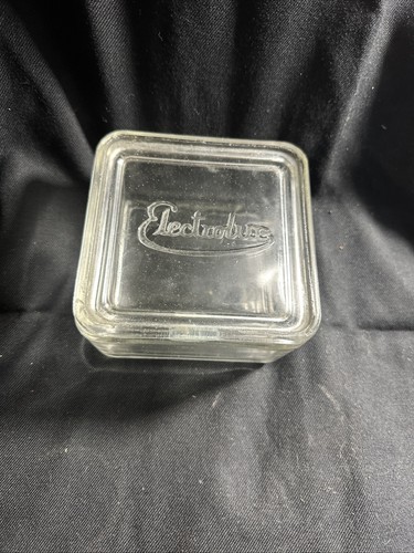 Vintage glass butter - , dish