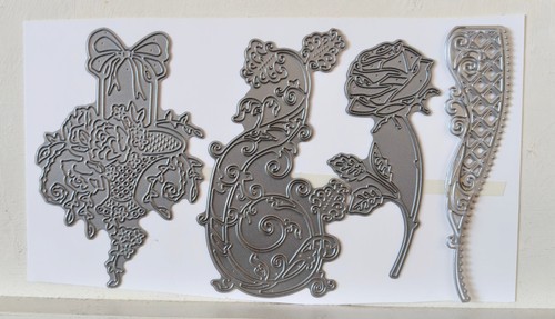 Mixed die set flower theme - die,
