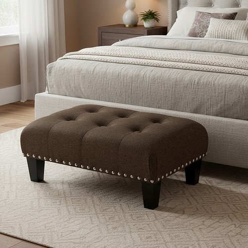 Coffee ottoman stool tufted - ottoman,