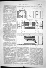 Old Engineering 1881 Contracts Open Post-Office Vans Spain Plan Diagr Victorian