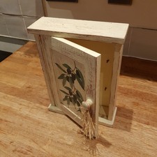 Rustic Wooden Key Cabinet
