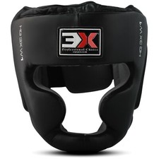 Boxing Head Guard By 3X Sports Training Headgear MMA Martial Arts Head Protector