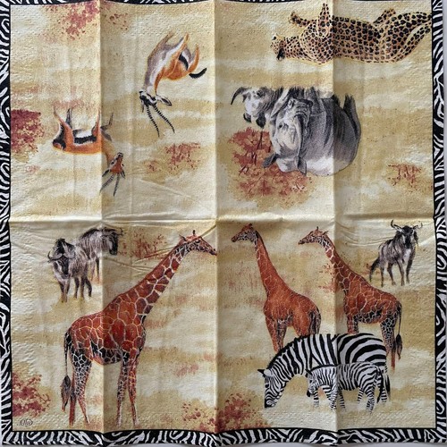 Paper napkins 21x21 - cm, for