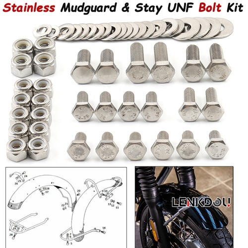 Stainless steel mudguards - stainless,