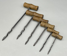 6 Vintage T Handle Auger