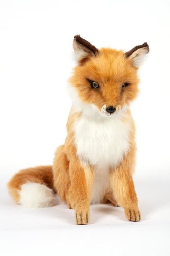 Hansa 6994 fox sitting - fox,
