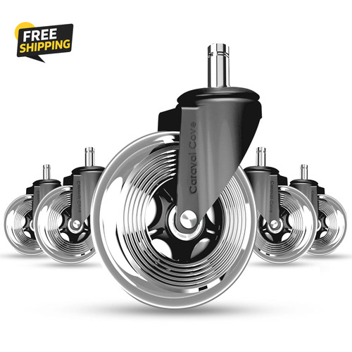 Office chair wheels set 5 - set,