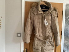 Zara Women’s  XXL Warm Jacket Filled With Down And Waterfowl Feathers
