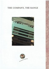 FODEN 2000 3000 4000 SERIES RIGID & ARTIC TRUCK ORIG 1993 FACTORY SALES BROCHURE